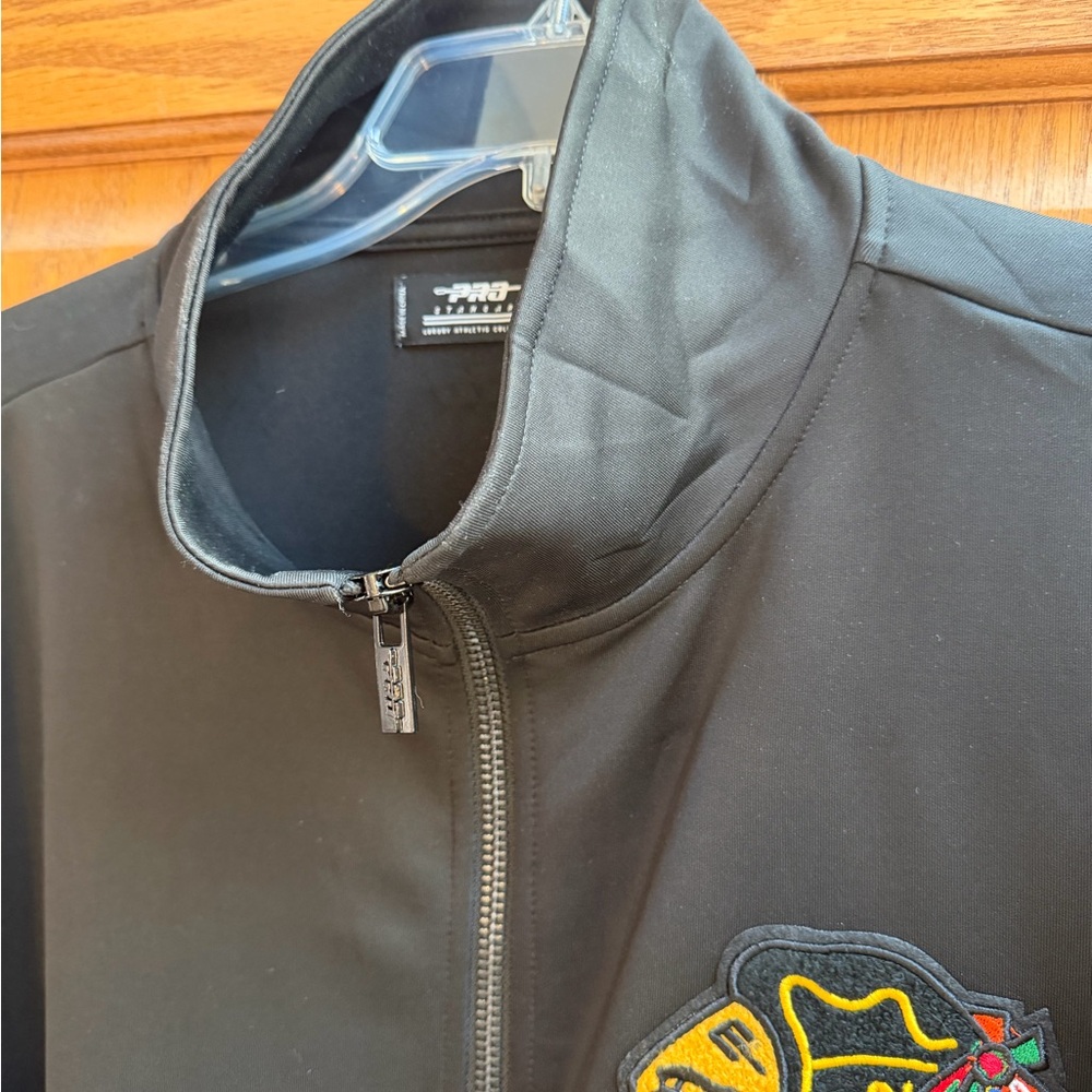 Chicago Blackhawks Black Varsity Jacket - Picture 8 of 10
